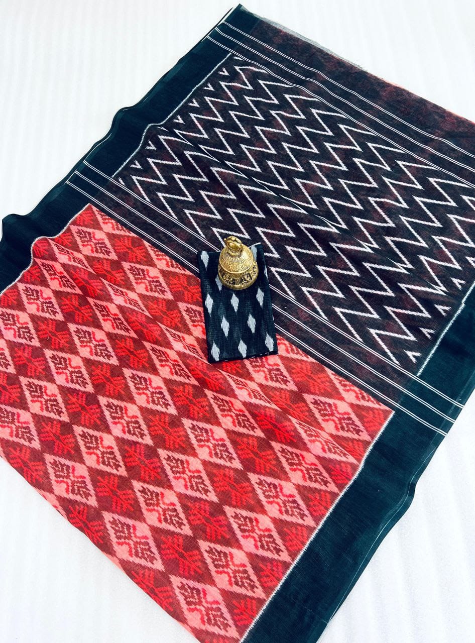 LINEN DIGITAL PRINT SAREE