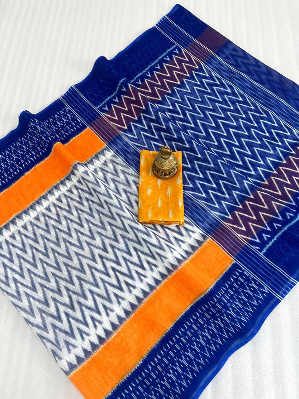 LINEN DIGITAL PRINT SAREE