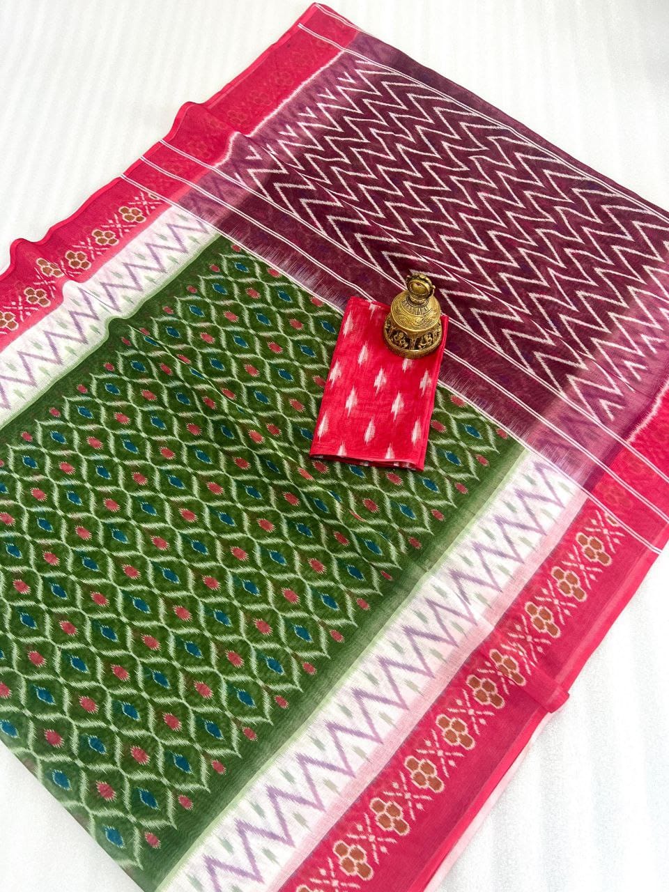 LINEN DIGITAL PRINT SAREE