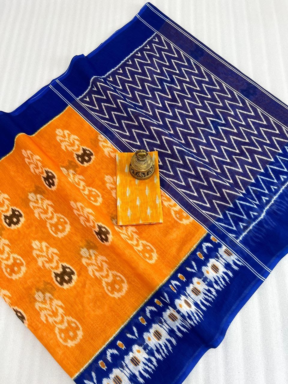 LINEN DIGITAL PRINT SAREE