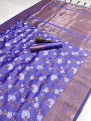 PURE SOFT KANJEEVARAM GOLD ZARI SILK