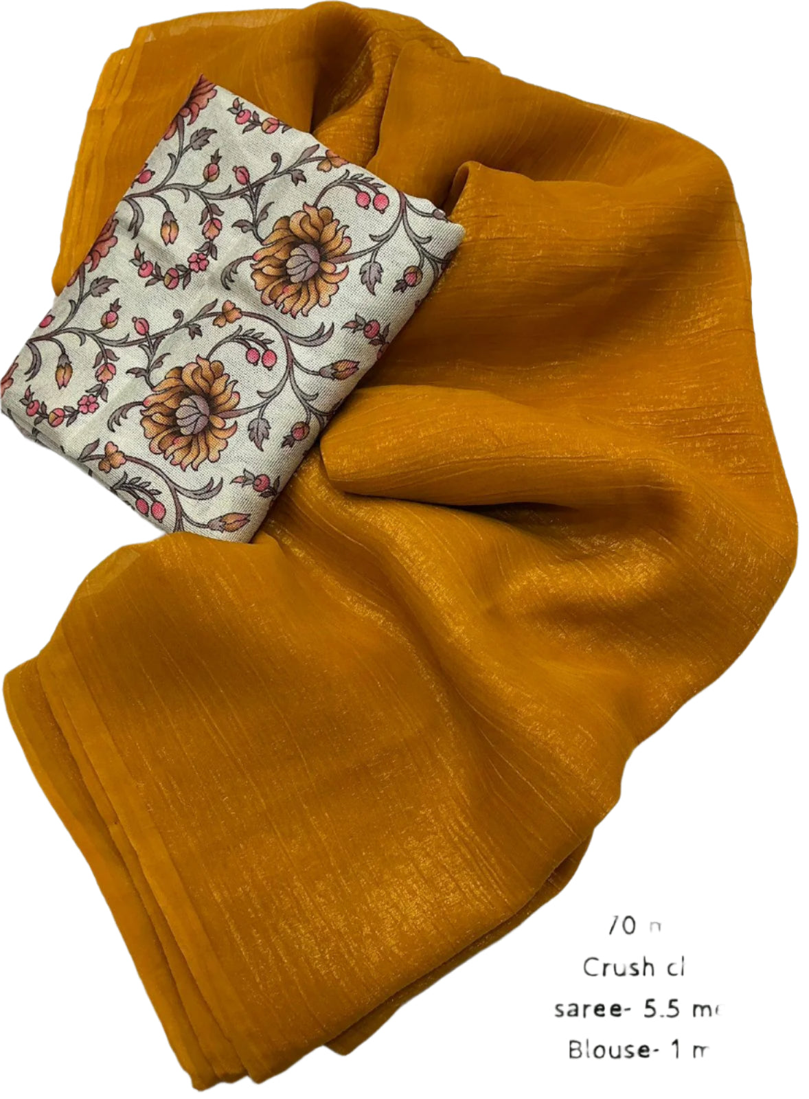 CRUSH CHIFFON SAREE