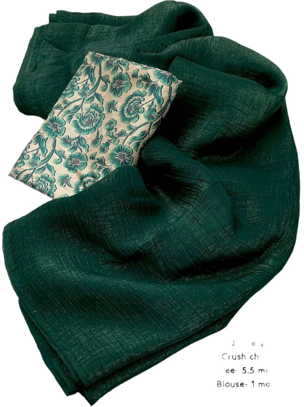CRUSH CHIFFON SAREE