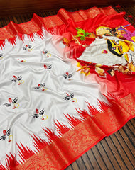 SOFT SILK LICHI SAREE