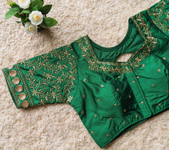 FESTIVAL WEAR MALAI SILK BLOUSE