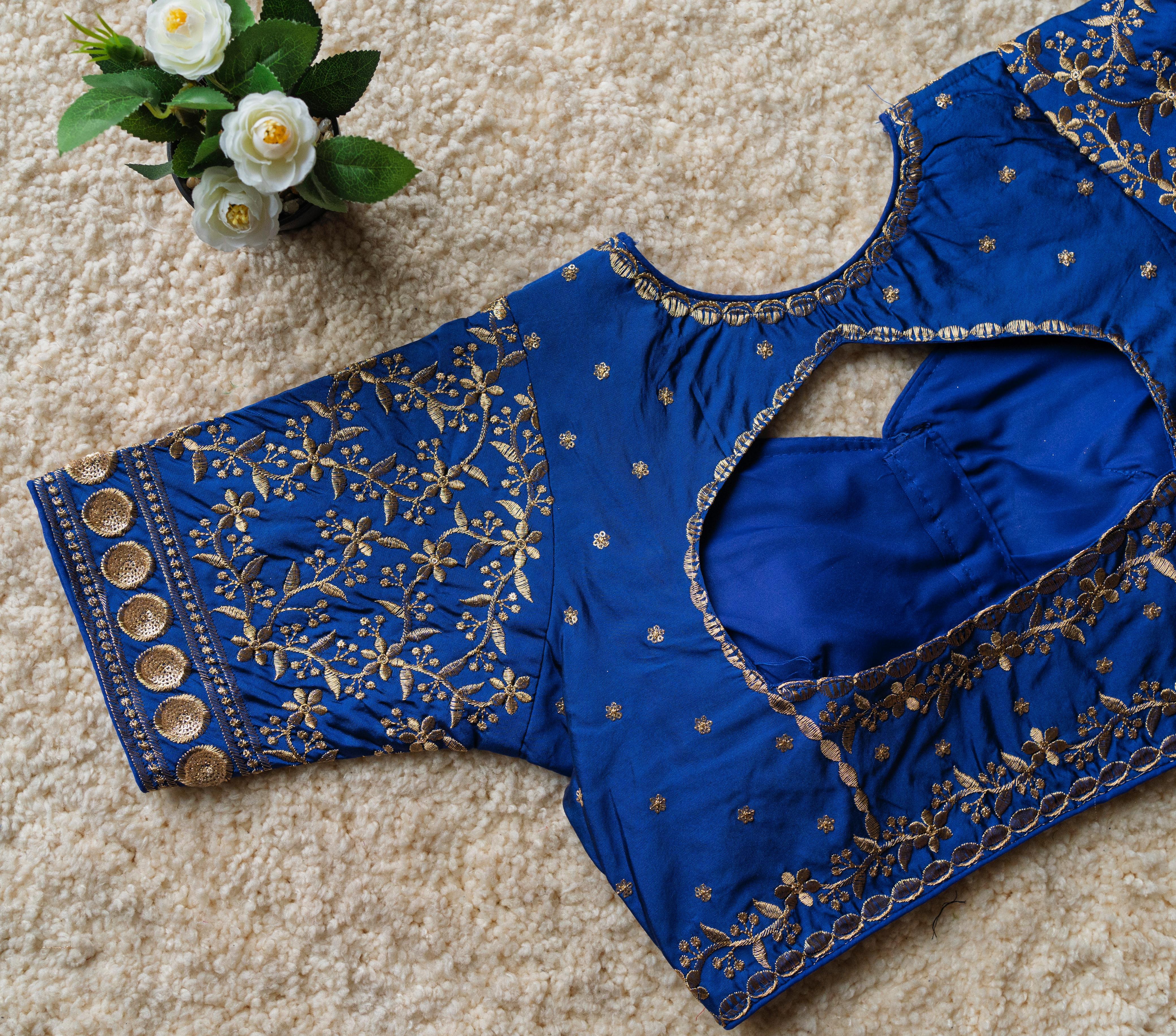 FESTIVAL WEAR MALAI SILK BLOUSE