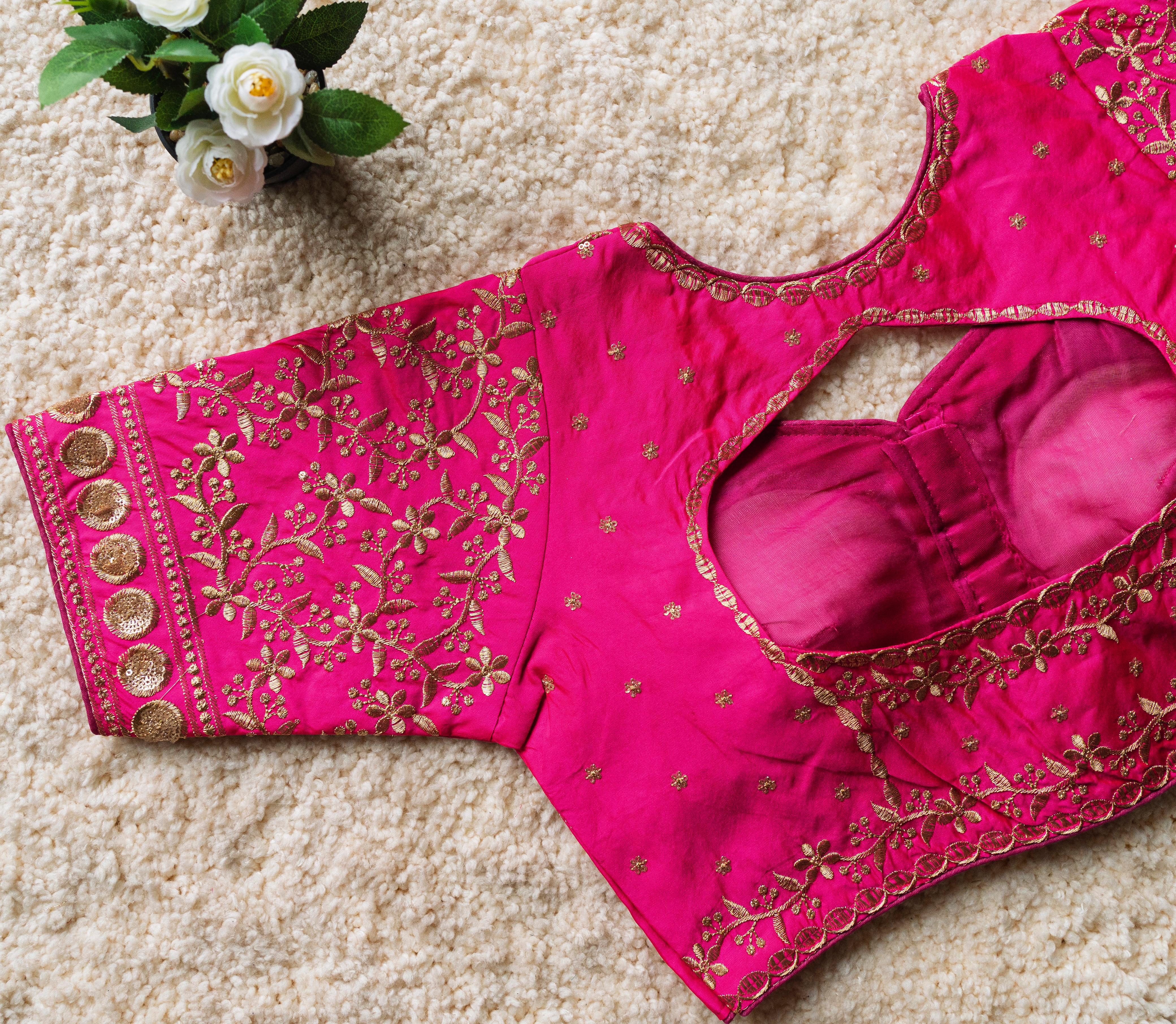 FESTIVAL WEAR MALAI SILK BLOUSE