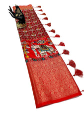 PURE SOFT LICHI SILK SAREE
