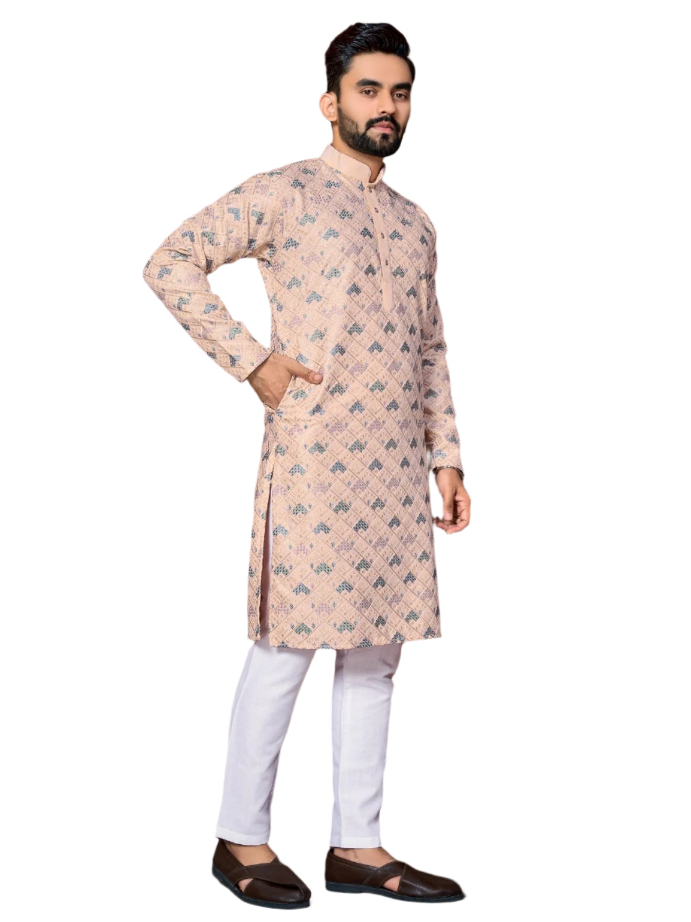 MEN'S EMBROIDERY KURTA