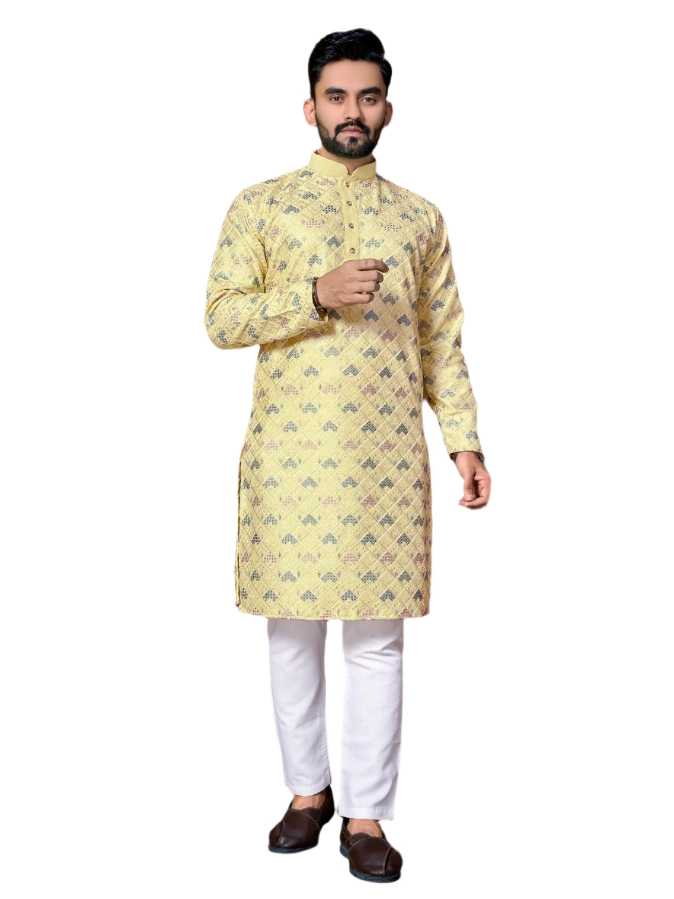 MEN'S EMBROIDERY KURTA