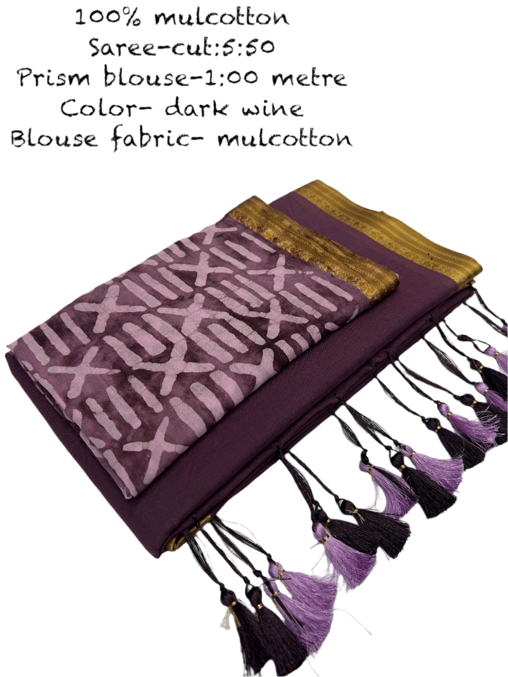 MUL COTTON SAREE