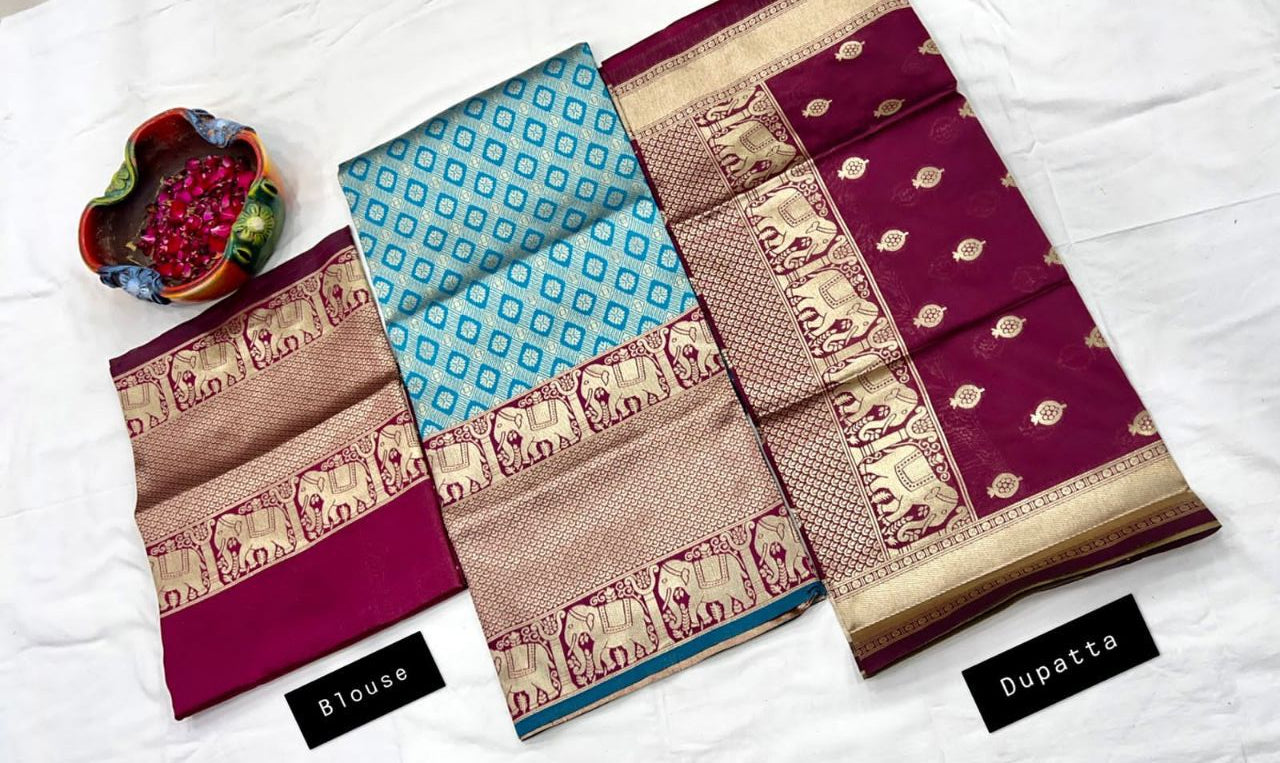 KANJEEVARAM SILK ZARI LEHENGA