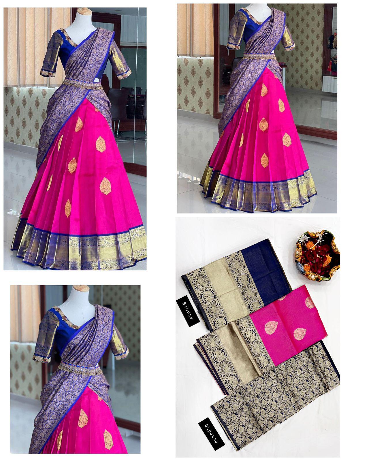 KANJEEVARAM SILK ZARI LEHENGA
