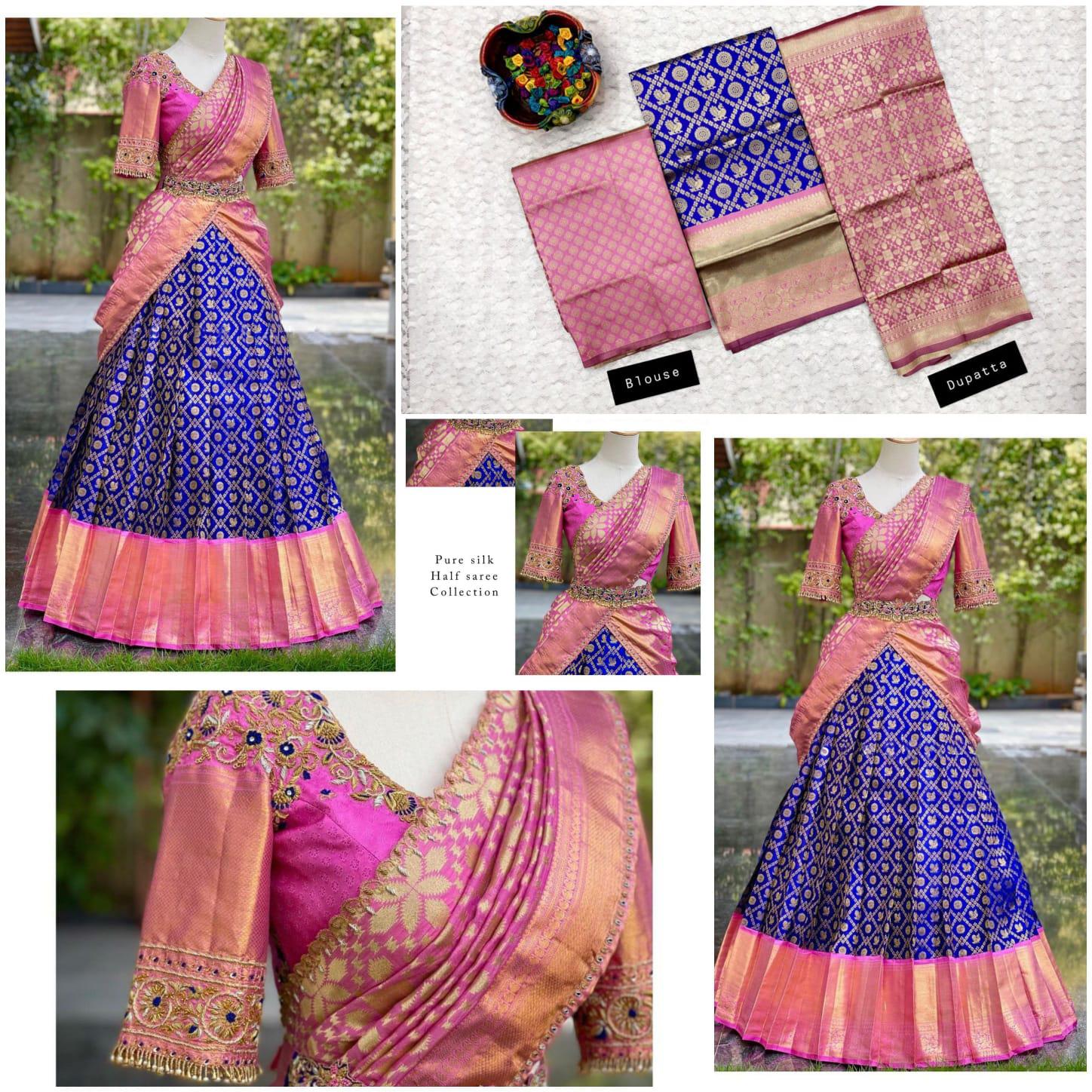 KANJEEVARAM SILK ZARI LEHENGA