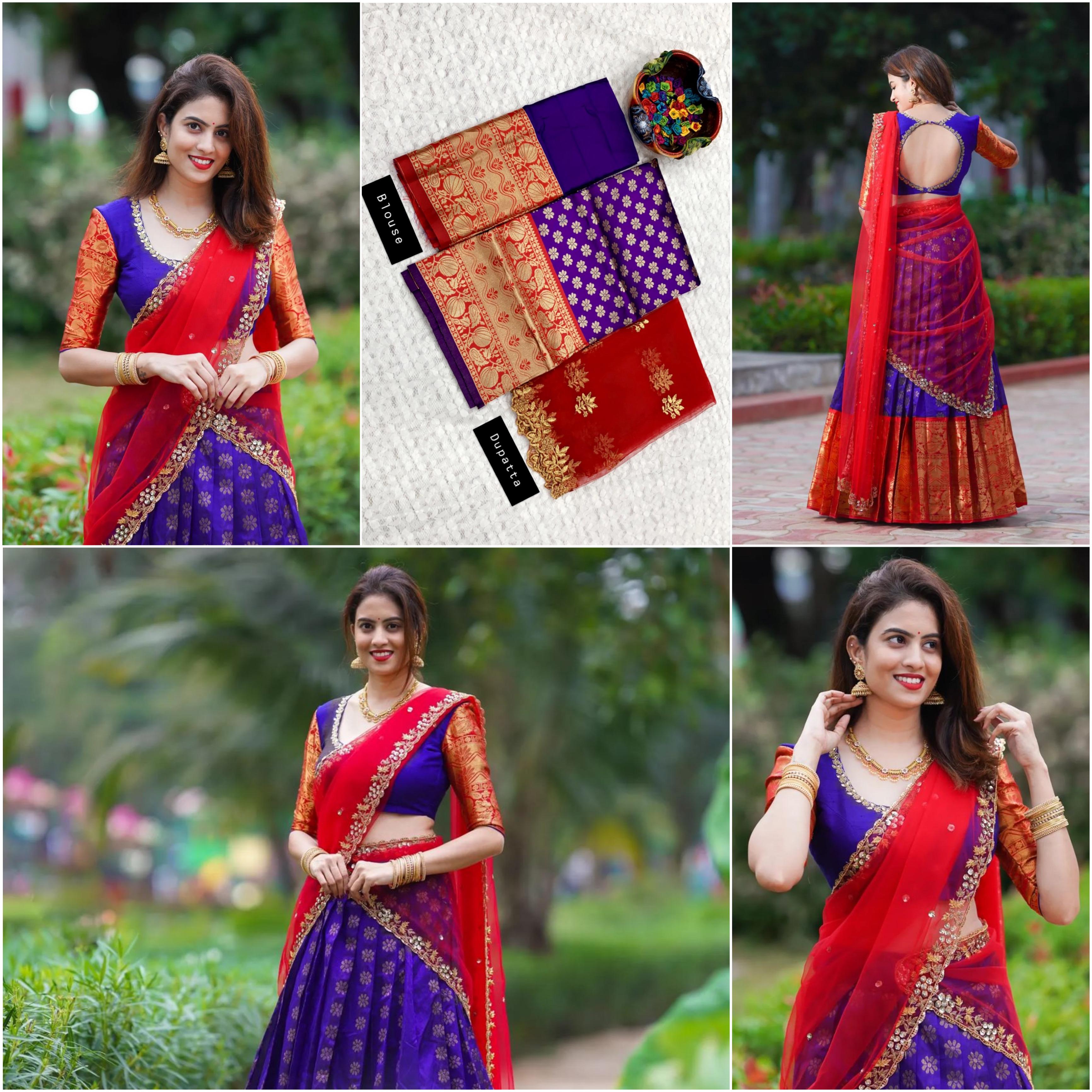 KANJEEVARAM SILK ZARI LEHENGA