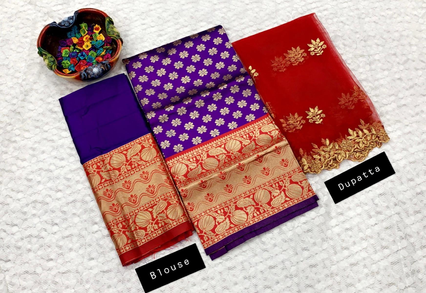 KANJEEVARAM SILK ZARI LEHENGA