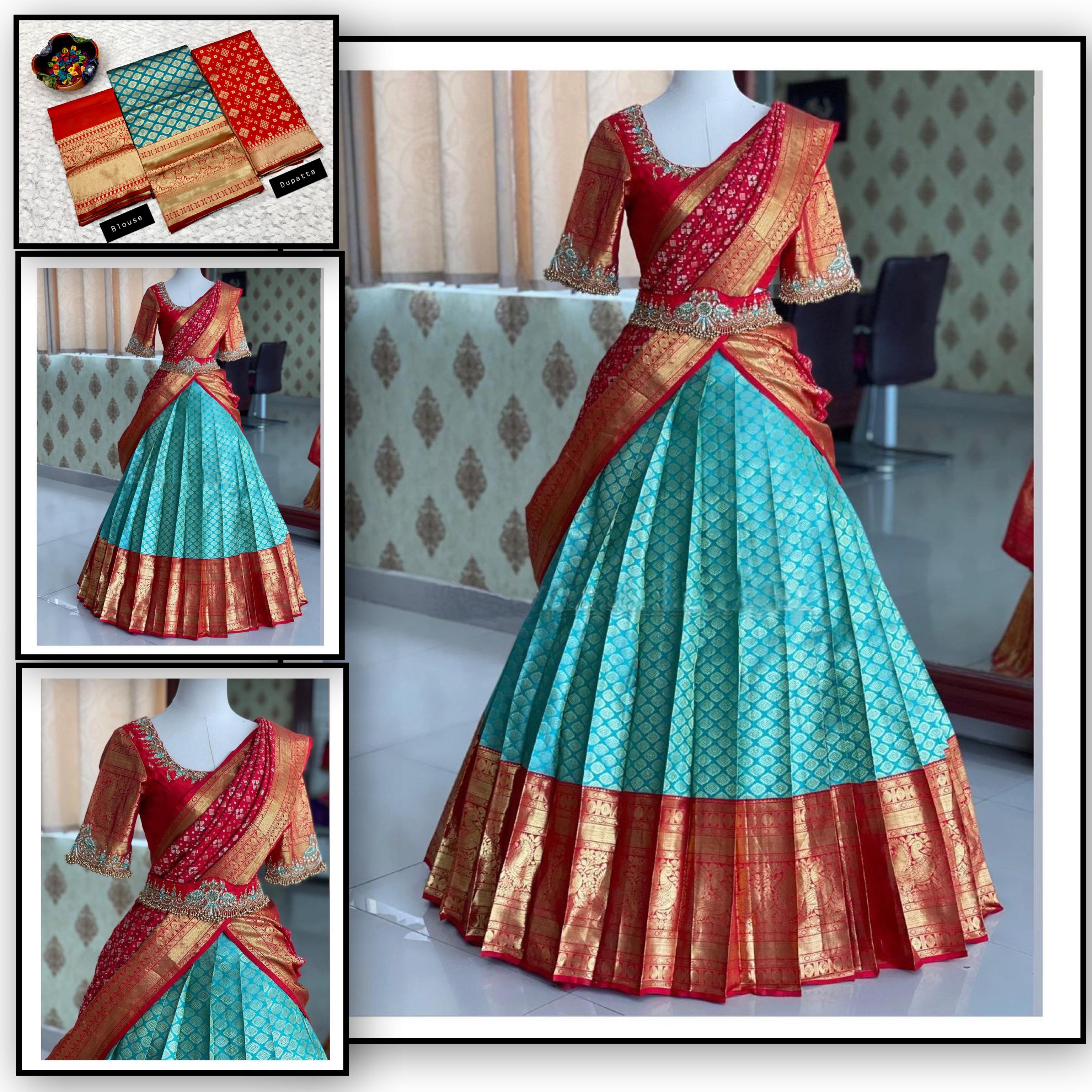 KANJEEVARAM SILK ZARI LEHENGA