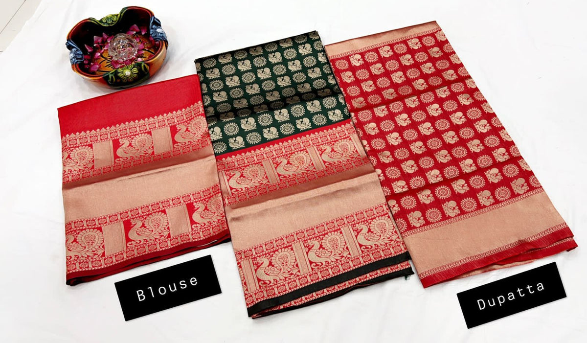KANJEEVARAM SILK ZARI LEHENGA