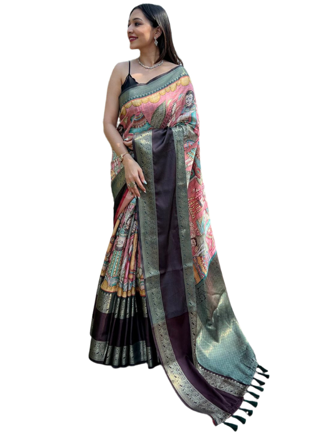 DOUBLE BORDER SOFT SILK RICHI PATTU SAREE