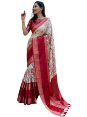 DOUBLE BORDER SOFT SILK RICHI PATTU SAREE