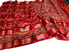 PURE CANDY COTTON SILK WITH JACQUARD BORDER SAREE