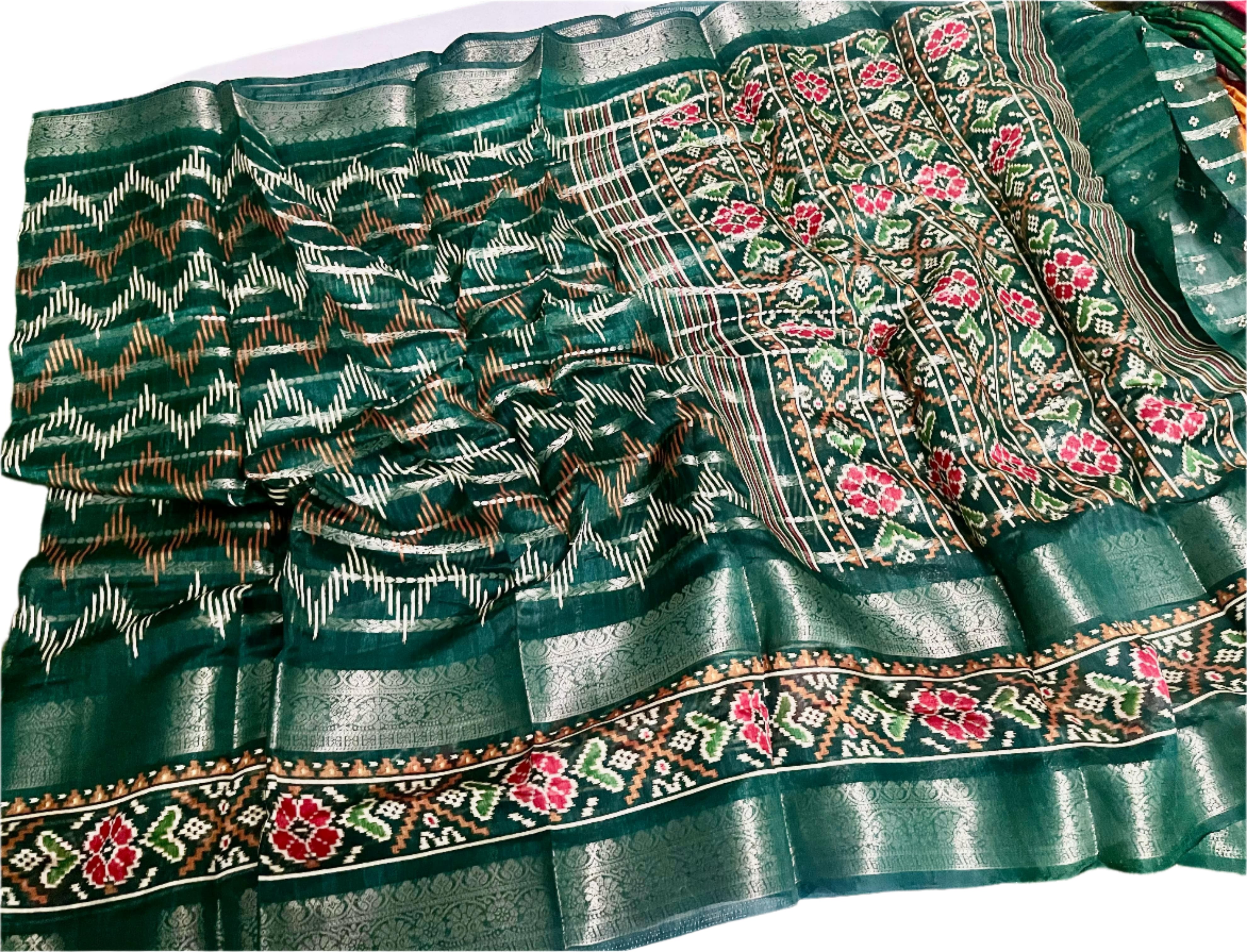 PURE CANDY COTTON SILK WITH JACQUARD BORDER SAREE