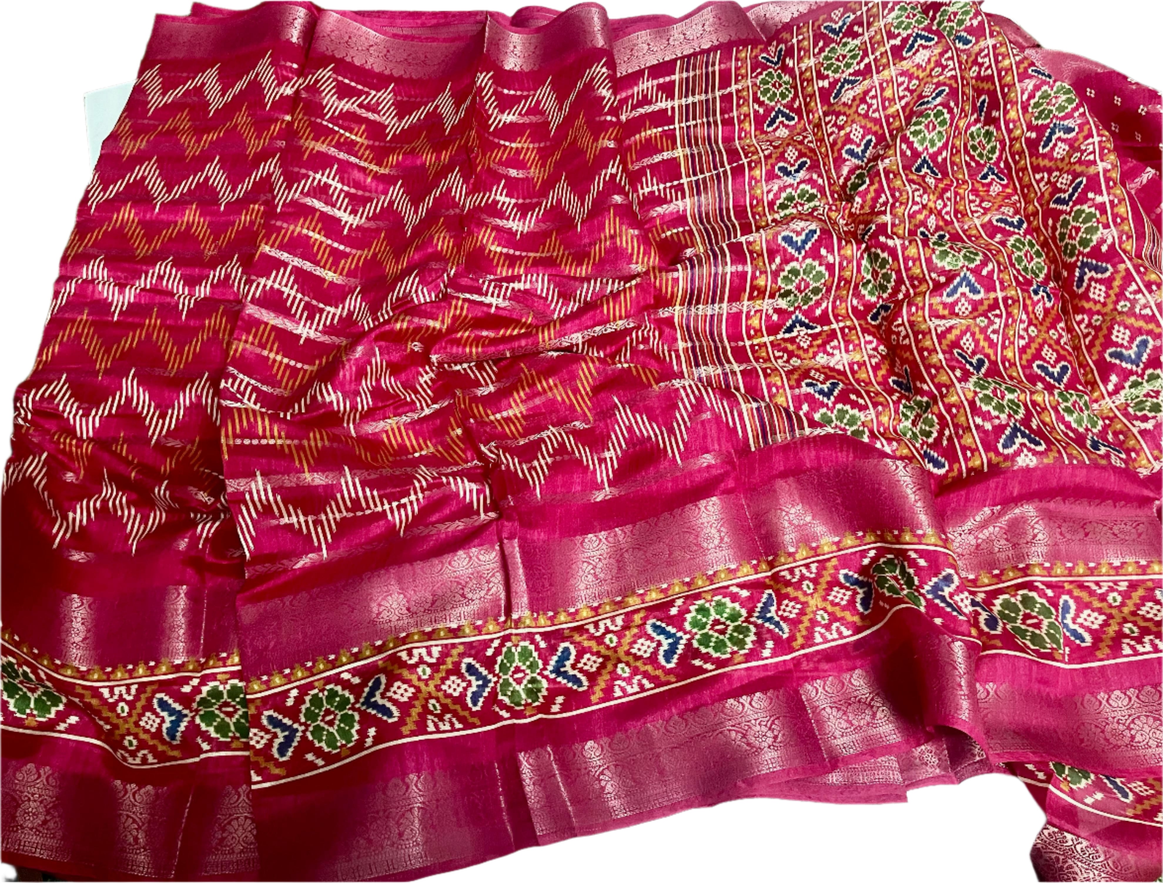 PURE CANDY COTTON SILK WITH JACQUARD BORDER SAREE
