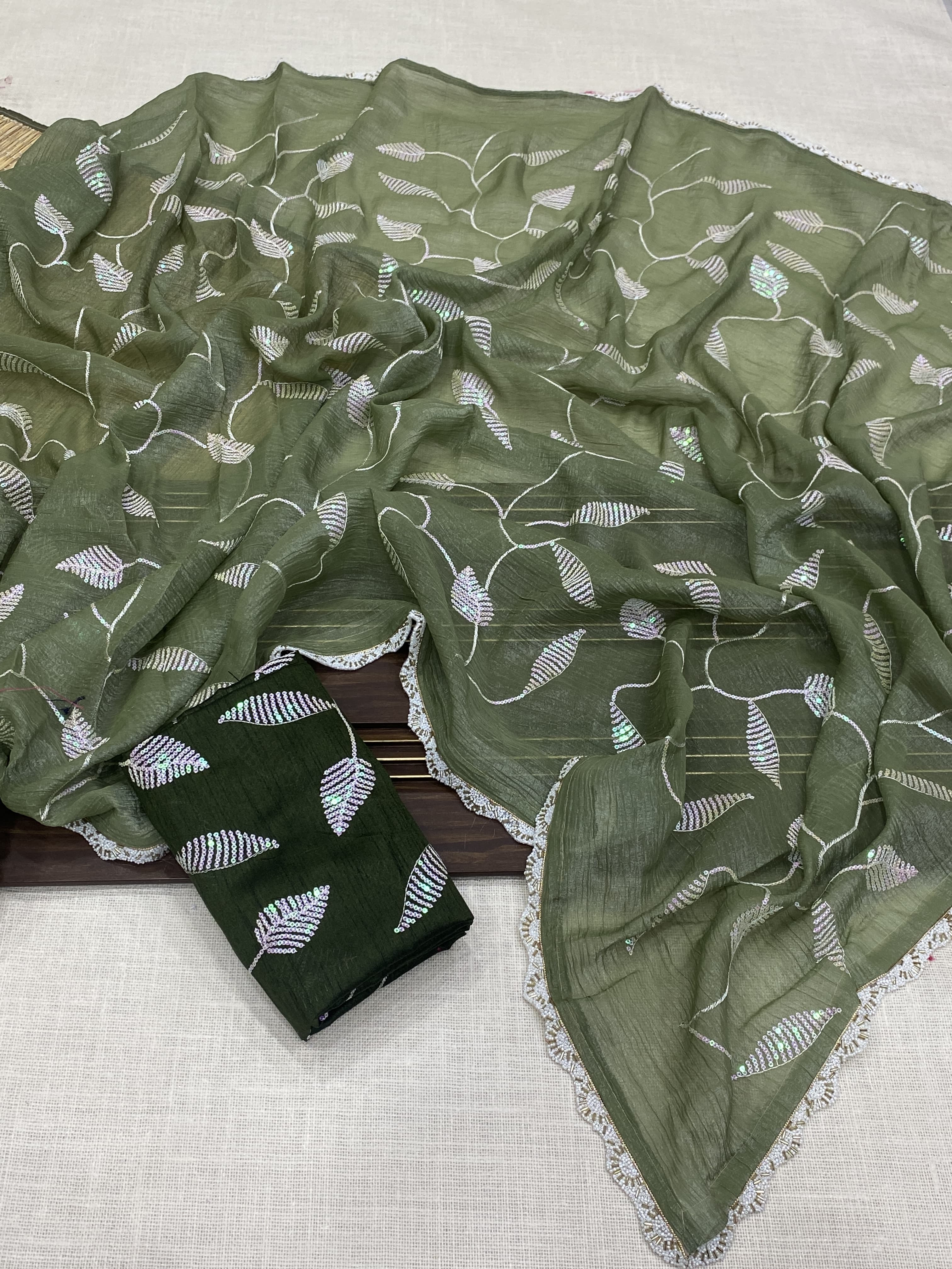 CRUNCHY SILK SAREE