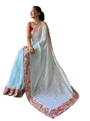 PURE GEORGETTE SAREE