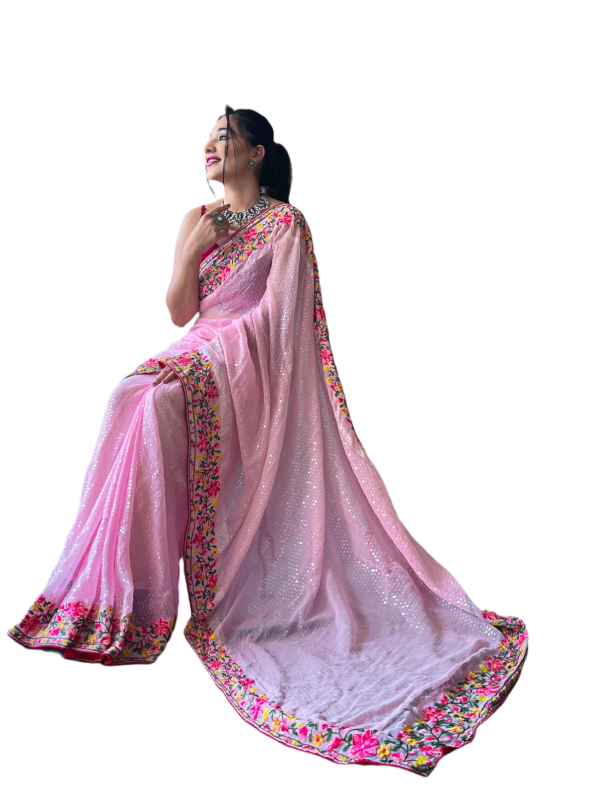 PURE GEORGETTE SAREE