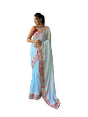 PURE GEORGETTE SAREE