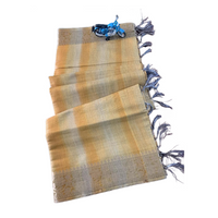 Chanderi Silk Saree with Zari Stripes.