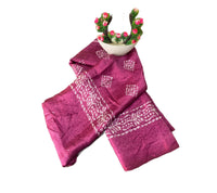 Batik Printed Bandhani Saree