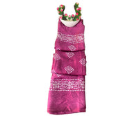 Batik Printed Bandhani Saree
