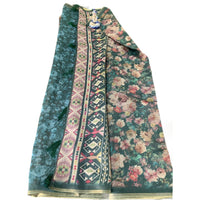 Digital Floral Printed Chiffon Saree