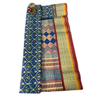 Hand Block Printed Chanderi Silk Saree