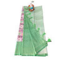 Tabby Silk Organza Saree
