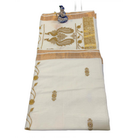 Ivory Mayura Grace Saree