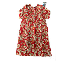 Scarlet Blossom Straight Kurta