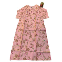 floral-printed long kurta