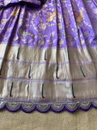 Neelkamal Lavender Paithani Lehenga Set