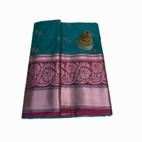 Vamika Neel Pattu Saree
