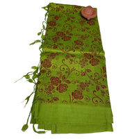 Floral Print Bhagalpuri Silk Saree