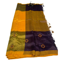 Chanderi silk-cotton saree