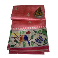 Tussar Linen Silk Saree