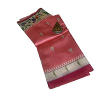 Tussar Linen Silk Saree