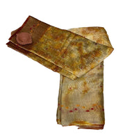 Organza Linen-Silk Batik Print Saree