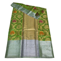 Banarasi Kora Organza Shibori Tie-Dye Saree