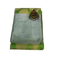 Banarasi Kora Organza Shibori Tie-Dye Saree
