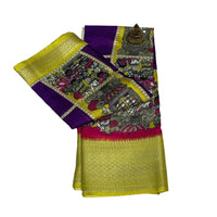 Kalamkari Handloom Paithani Saree